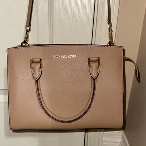 Michael Kors Beige Satchel Bag